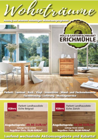 Der Erichmühle-Katalog - Wohnträume für Boden, Parkett u. Laminat, Türen, Innentüren und mehr